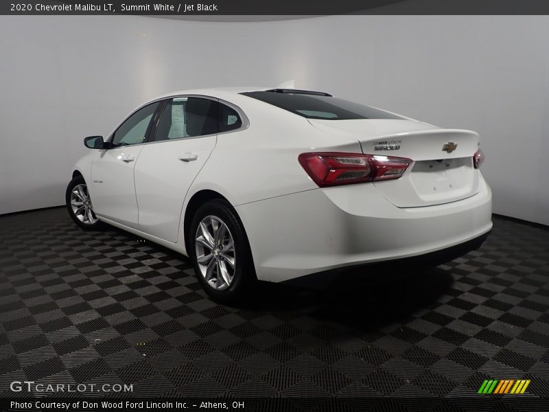 Summit White / Jet Black 2020 Chevrolet Malibu LT