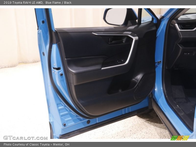 Blue Flame / Black 2019 Toyota RAV4 LE AWD
