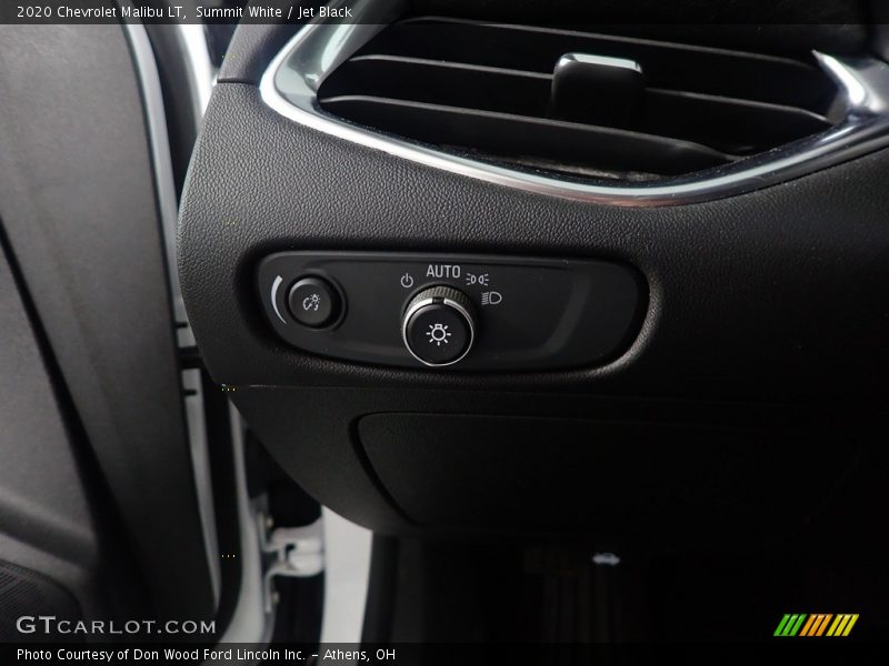 Summit White / Jet Black 2020 Chevrolet Malibu LT