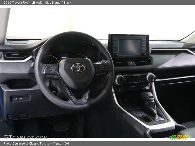 Blue Flame / Black 2019 Toyota RAV4 LE AWD