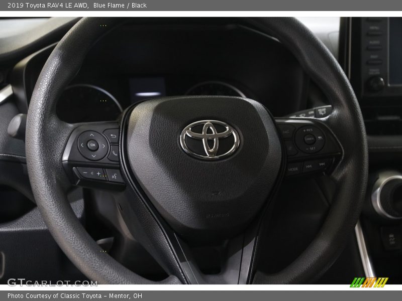 Blue Flame / Black 2019 Toyota RAV4 LE AWD