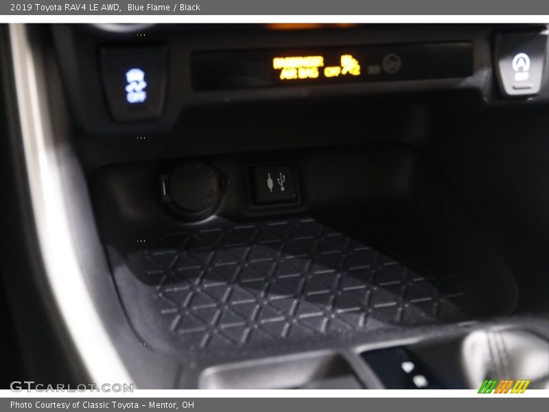 Blue Flame / Black 2019 Toyota RAV4 LE AWD