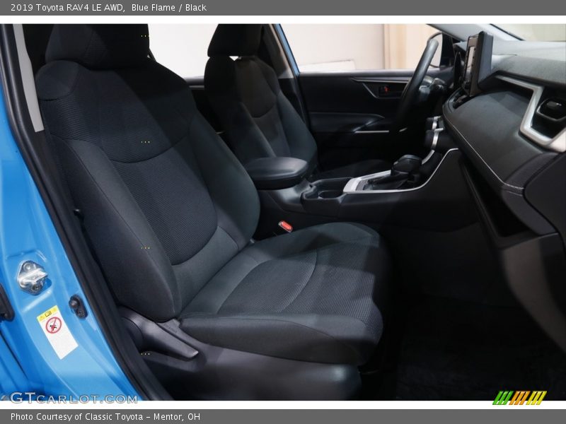 Blue Flame / Black 2019 Toyota RAV4 LE AWD