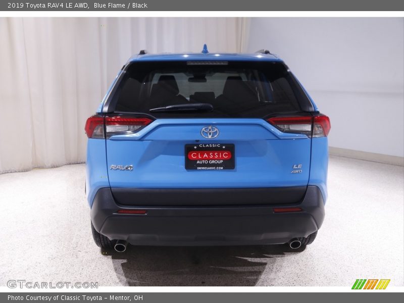 Blue Flame / Black 2019 Toyota RAV4 LE AWD