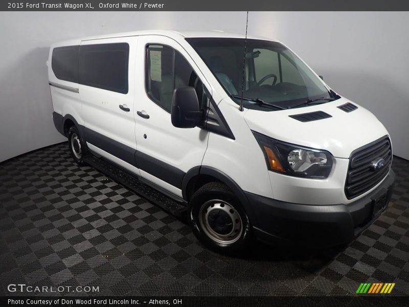 Oxford White / Pewter 2015 Ford Transit Wagon XL