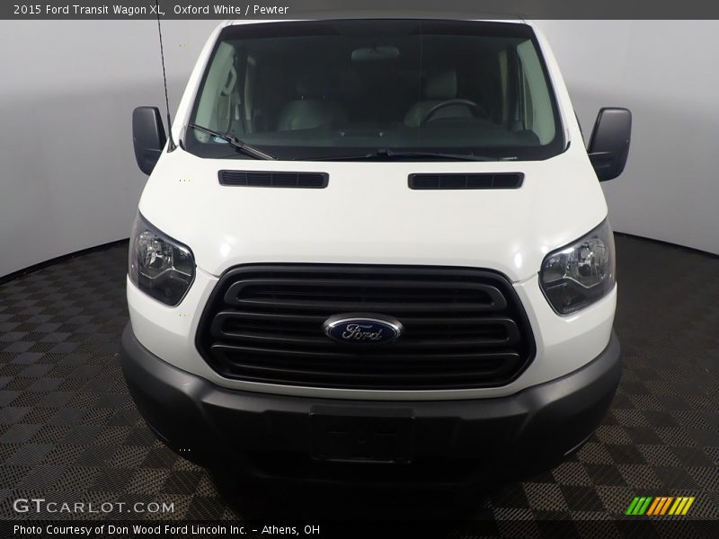 Oxford White / Pewter 2015 Ford Transit Wagon XL