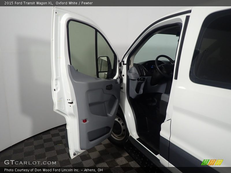 Oxford White / Pewter 2015 Ford Transit Wagon XL