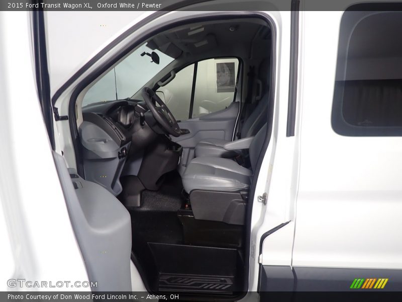 Oxford White / Pewter 2015 Ford Transit Wagon XL