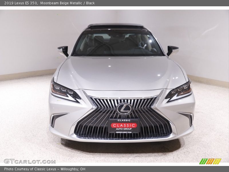 Moonbeam Beige Metallic / Black 2019 Lexus ES 350