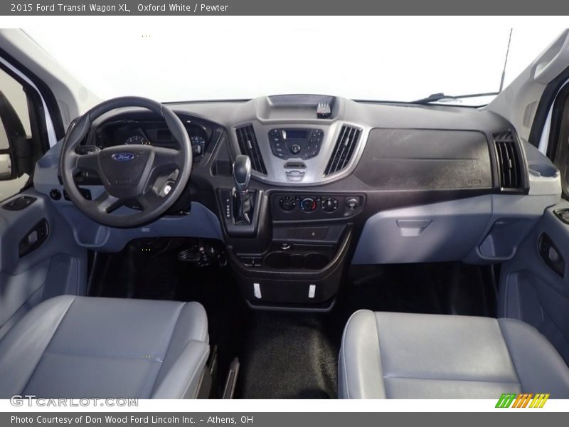 Oxford White / Pewter 2015 Ford Transit Wagon XL