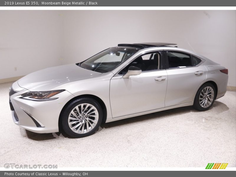 Moonbeam Beige Metallic / Black 2019 Lexus ES 350