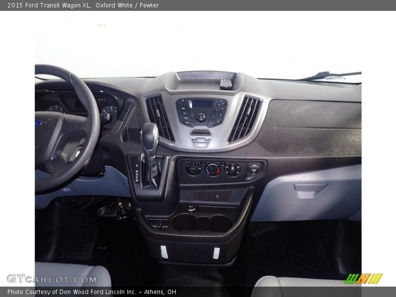 Oxford White / Pewter 2015 Ford Transit Wagon XL