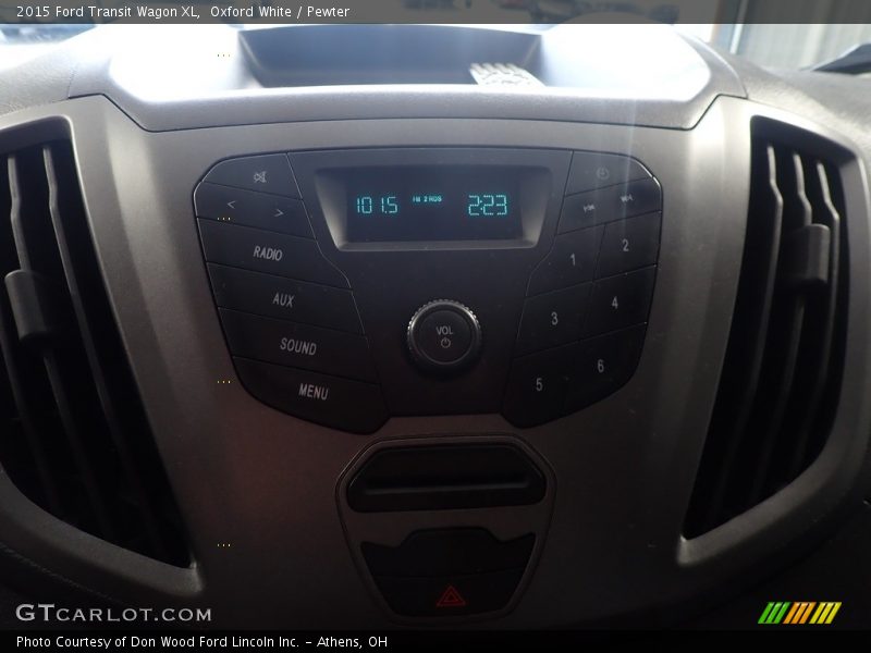Oxford White / Pewter 2015 Ford Transit Wagon XL