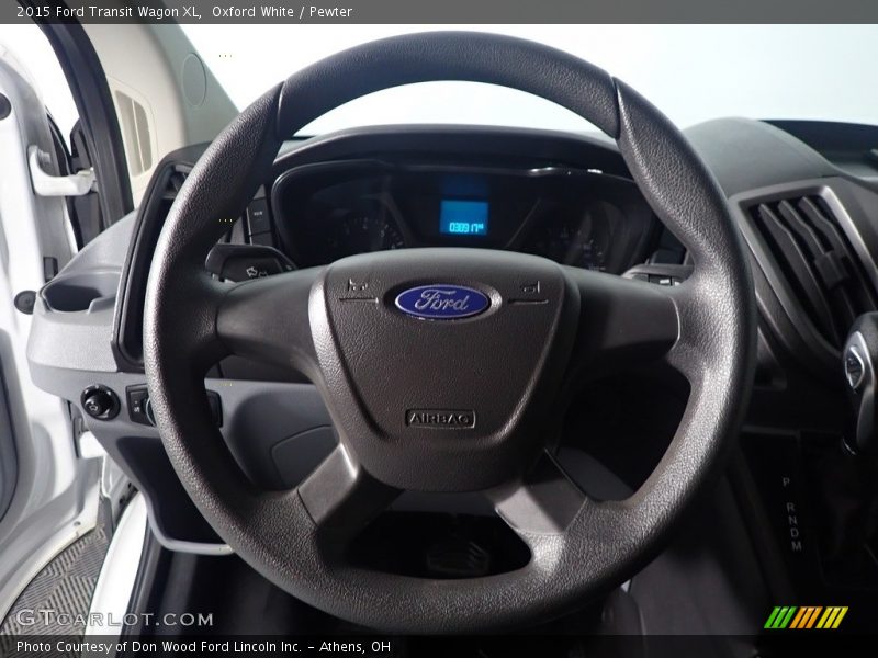 Oxford White / Pewter 2015 Ford Transit Wagon XL