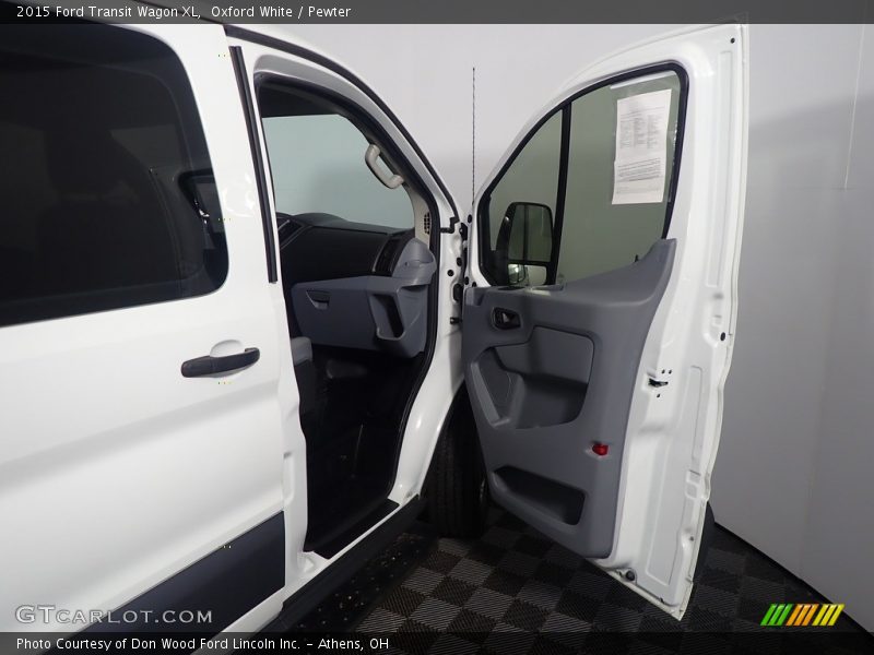 Oxford White / Pewter 2015 Ford Transit Wagon XL