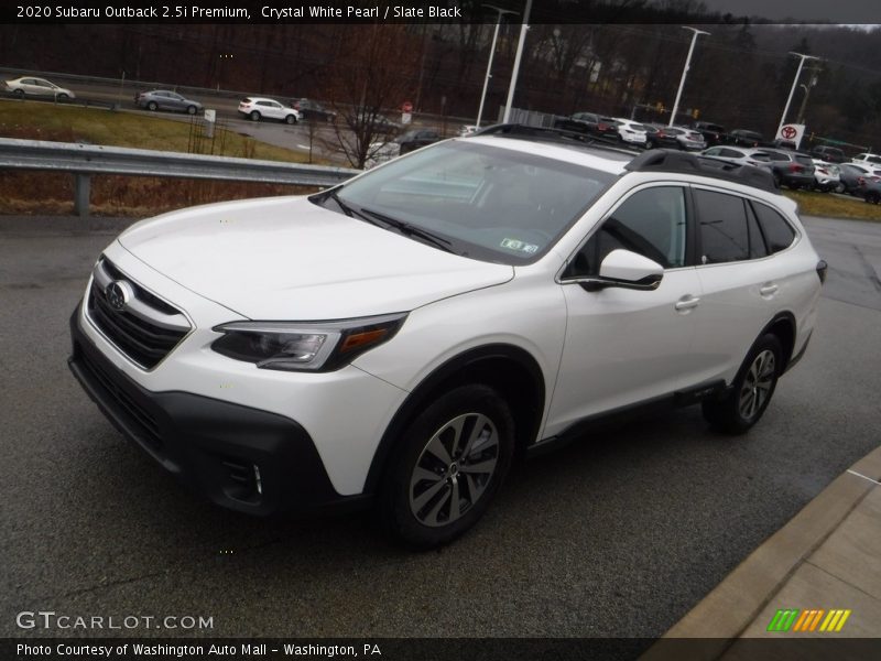Crystal White Pearl / Slate Black 2020 Subaru Outback 2.5i Premium