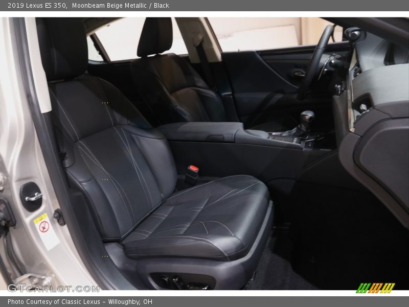 Moonbeam Beige Metallic / Black 2019 Lexus ES 350