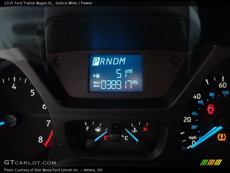 Oxford White / Pewter 2015 Ford Transit Wagon XL