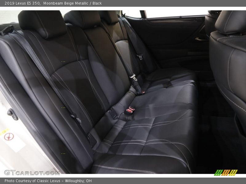 Moonbeam Beige Metallic / Black 2019 Lexus ES 350