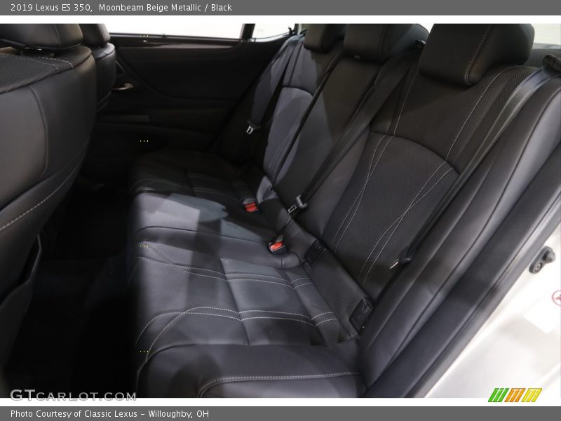 Moonbeam Beige Metallic / Black 2019 Lexus ES 350