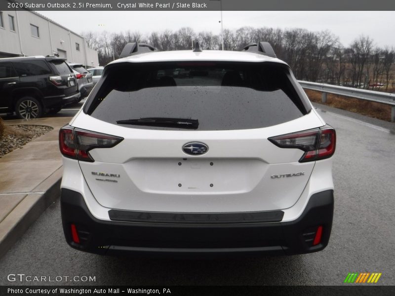 Crystal White Pearl / Slate Black 2020 Subaru Outback 2.5i Premium