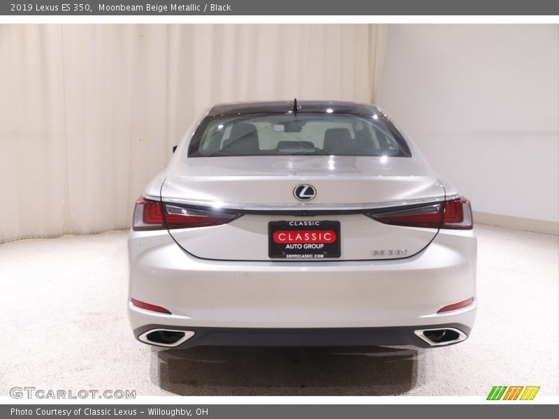 Moonbeam Beige Metallic / Black 2019 Lexus ES 350