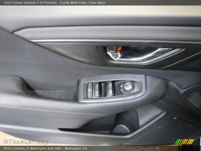 Crystal White Pearl / Slate Black 2020 Subaru Outback 2.5i Premium