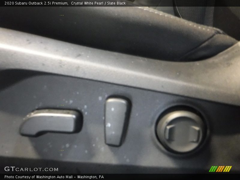 Crystal White Pearl / Slate Black 2020 Subaru Outback 2.5i Premium