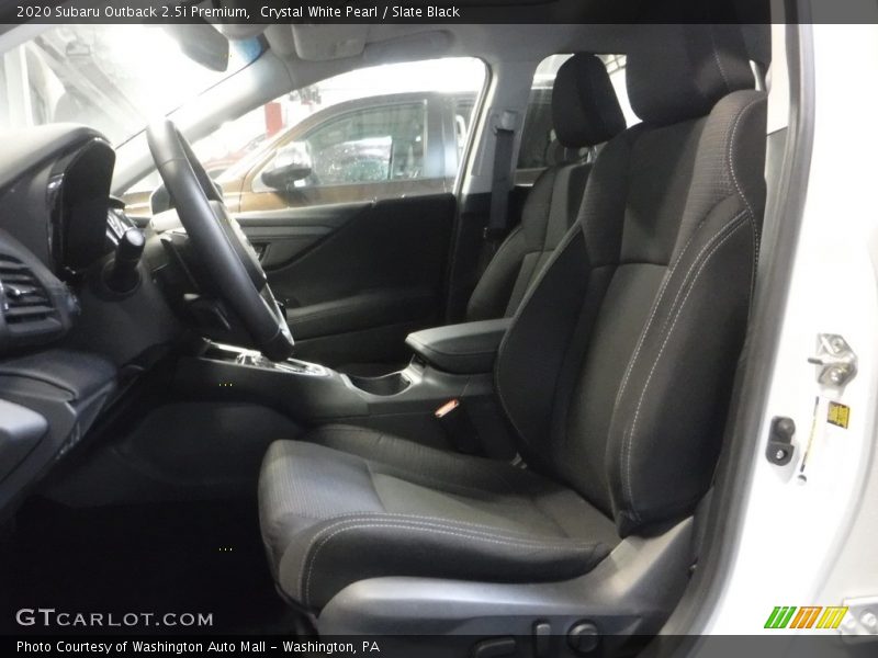 Crystal White Pearl / Slate Black 2020 Subaru Outback 2.5i Premium