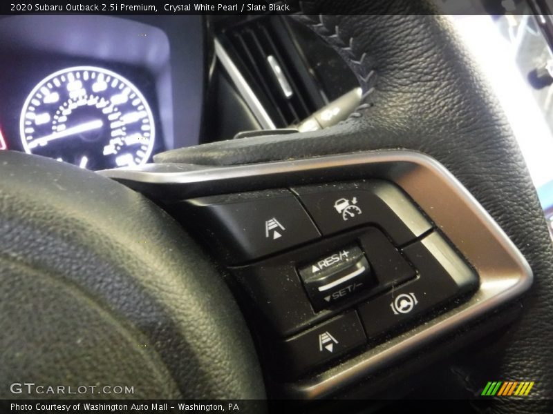 Crystal White Pearl / Slate Black 2020 Subaru Outback 2.5i Premium
