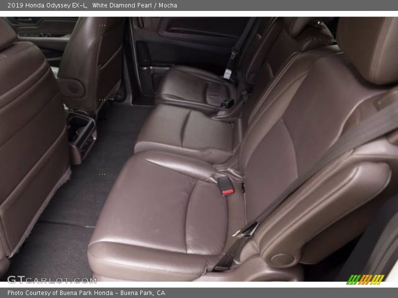 White Diamond Pearl / Mocha 2019 Honda Odyssey EX-L