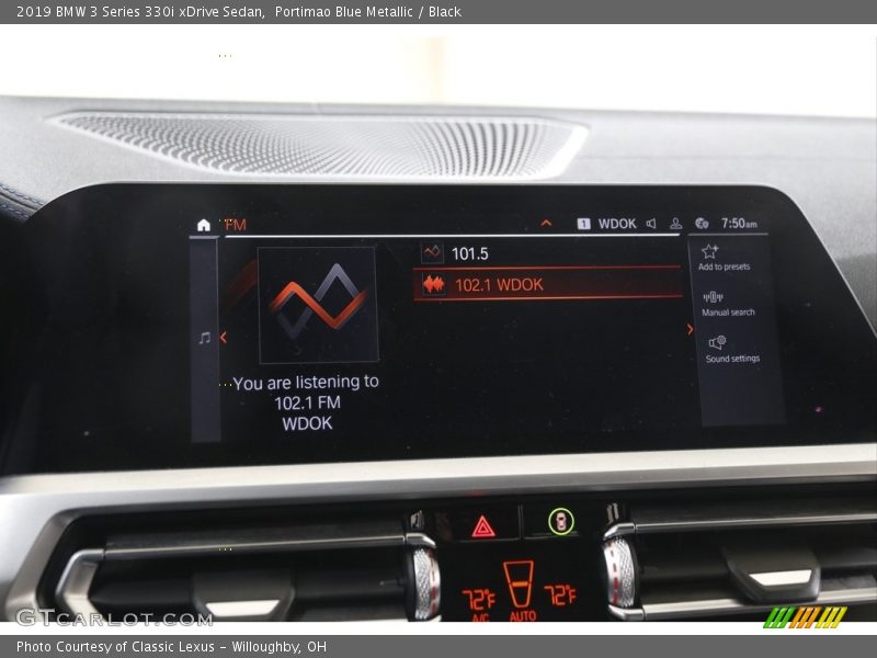 Portimao Blue Metallic / Black 2019 BMW 3 Series 330i xDrive Sedan