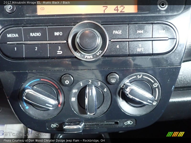 Controls of 2017 Mirage ES