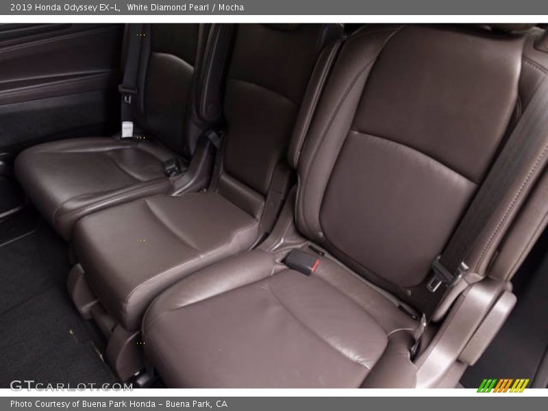 White Diamond Pearl / Mocha 2019 Honda Odyssey EX-L