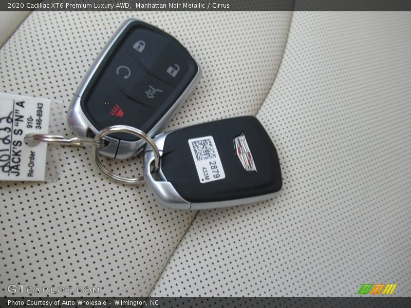 Manhattan Noir Metallic / Cirrus 2020 Cadillac XT6 Premium Luxury AWD