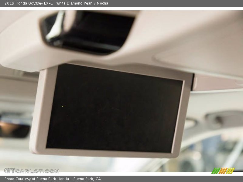White Diamond Pearl / Mocha 2019 Honda Odyssey EX-L