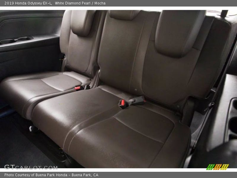 White Diamond Pearl / Mocha 2019 Honda Odyssey EX-L