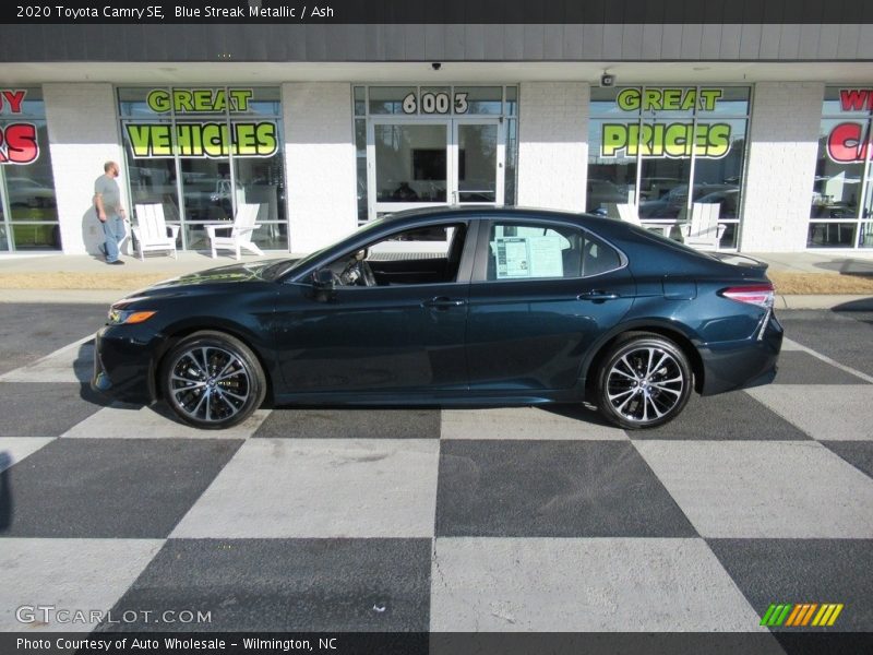 Blue Streak Metallic / Ash 2020 Toyota Camry SE