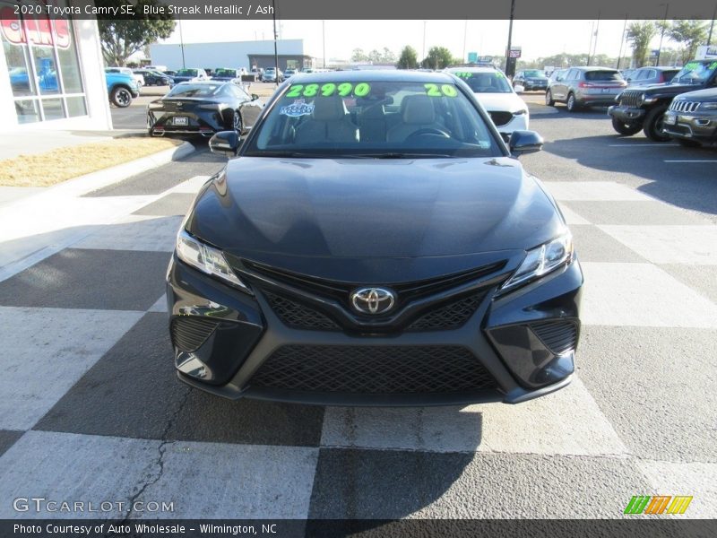 Blue Streak Metallic / Ash 2020 Toyota Camry SE