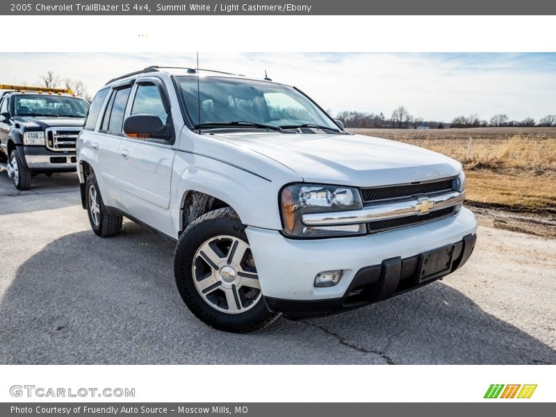 Summit White / Light Cashmere/Ebony 2005 Chevrolet TrailBlazer LS 4x4