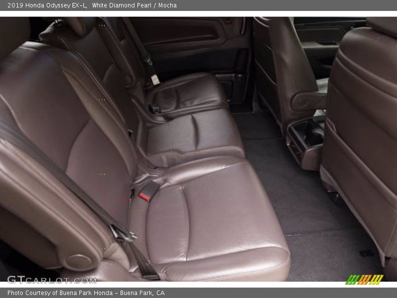 White Diamond Pearl / Mocha 2019 Honda Odyssey EX-L