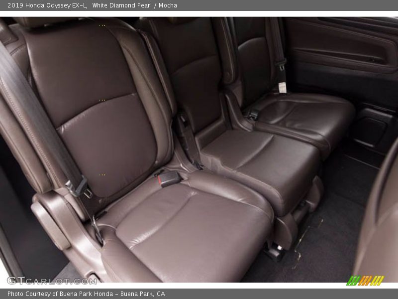 White Diamond Pearl / Mocha 2019 Honda Odyssey EX-L