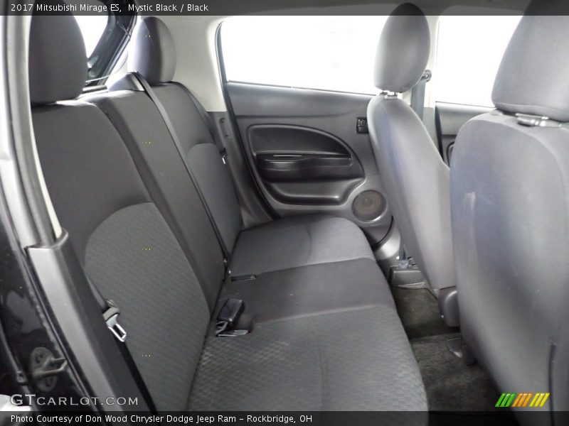 Mystic Black / Black 2017 Mitsubishi Mirage ES