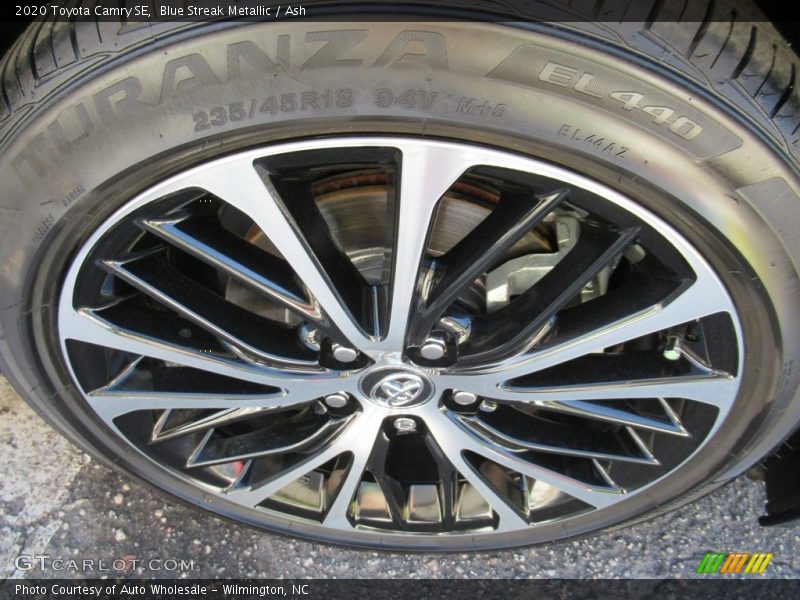 Blue Streak Metallic / Ash 2020 Toyota Camry SE