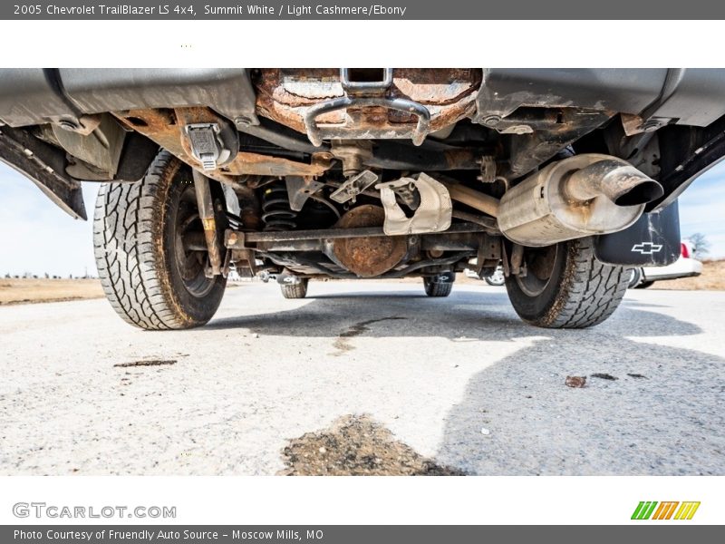 Summit White / Light Cashmere/Ebony 2005 Chevrolet TrailBlazer LS 4x4