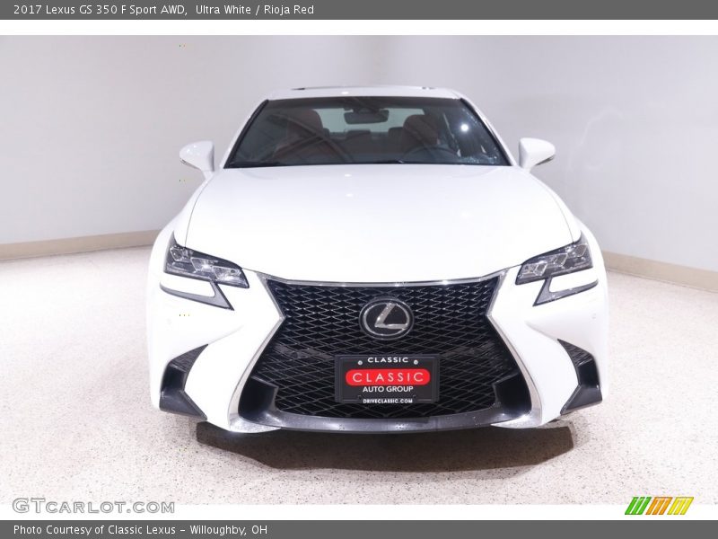 Ultra White / Rioja Red 2017 Lexus GS 350 F Sport AWD
