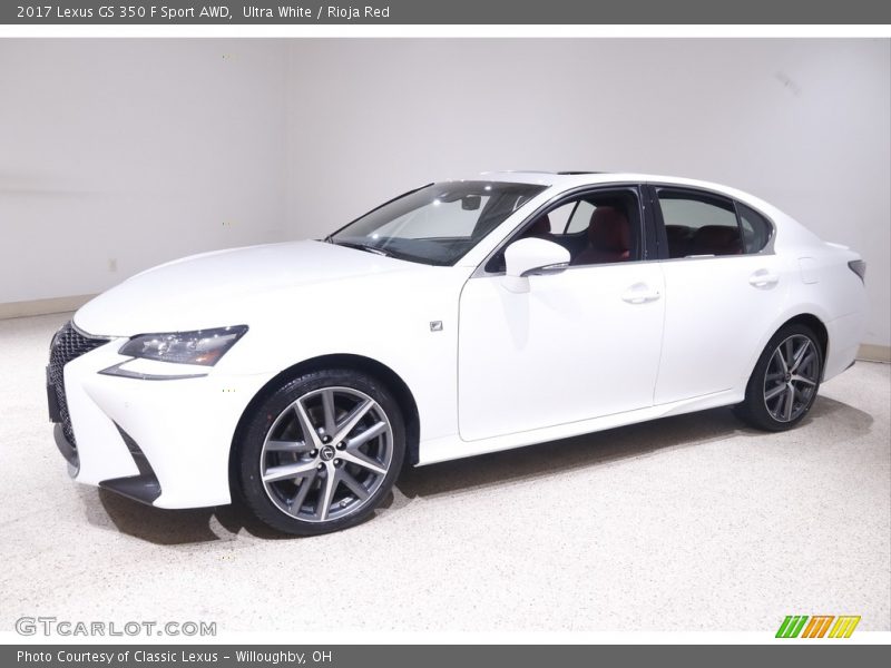 Ultra White / Rioja Red 2017 Lexus GS 350 F Sport AWD