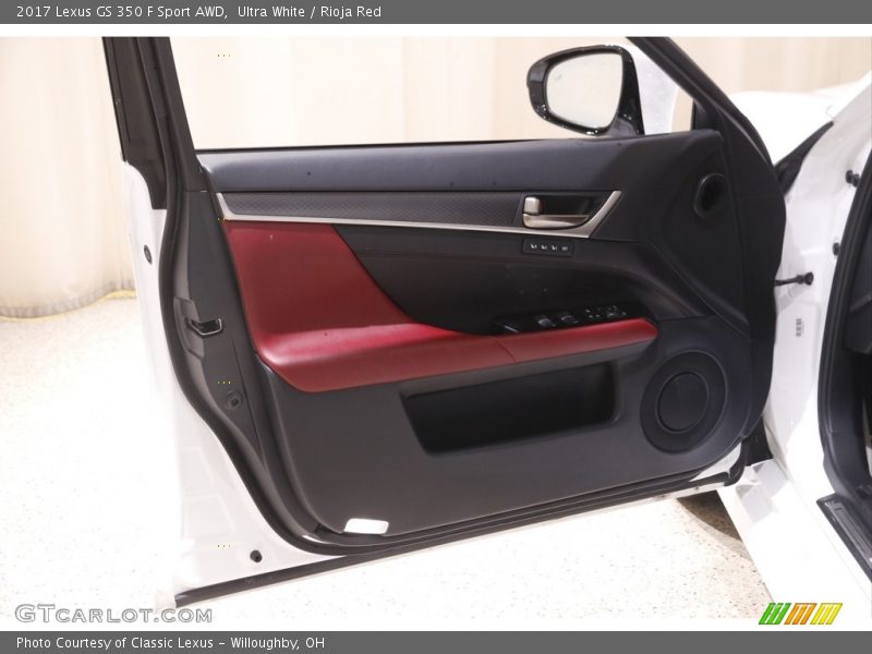 Ultra White / Rioja Red 2017 Lexus GS 350 F Sport AWD
