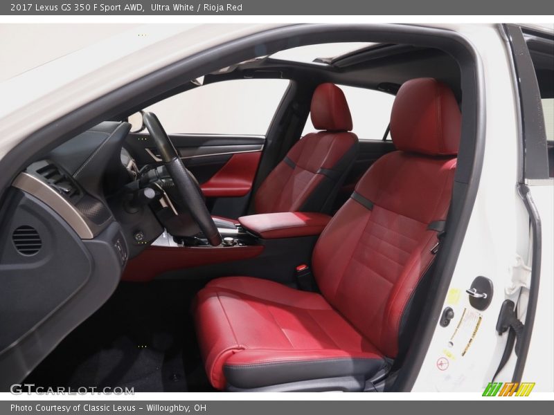 Ultra White / Rioja Red 2017 Lexus GS 350 F Sport AWD