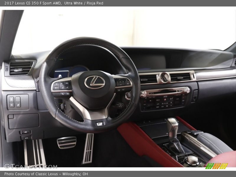 Ultra White / Rioja Red 2017 Lexus GS 350 F Sport AWD